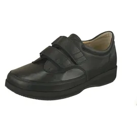 Natural Feet Klettschuh NATURAL FEET "Göteborg XL", Herren, Gr. 40, schwarz, Leder, Schuhe Klettschuh, mit speziellem Diatec-Innenfutter