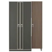 JV Möbel Kleiderschrank 56 x 211 x 139 cm Grau