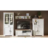 Die Möbelfundgrube Wohnwand JASMIN 82 - weiß