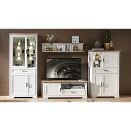 Die Möbelfundgrube Wohnwand JASMIN 82 - weiß