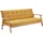 SalesFever Schlafsofa Strukturstoff 3-Sitzer Senfgelb