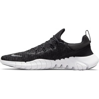 Nike Herren Free Run 5.0 Road Running Shoe, Black/White-Dark Smoke Grey, 45 EU - 45 EU