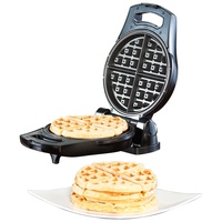 Rosenstein & Söhne Wendbares Waffeleisen mit stufenloser Temperatur-Regelung, 875 Watt