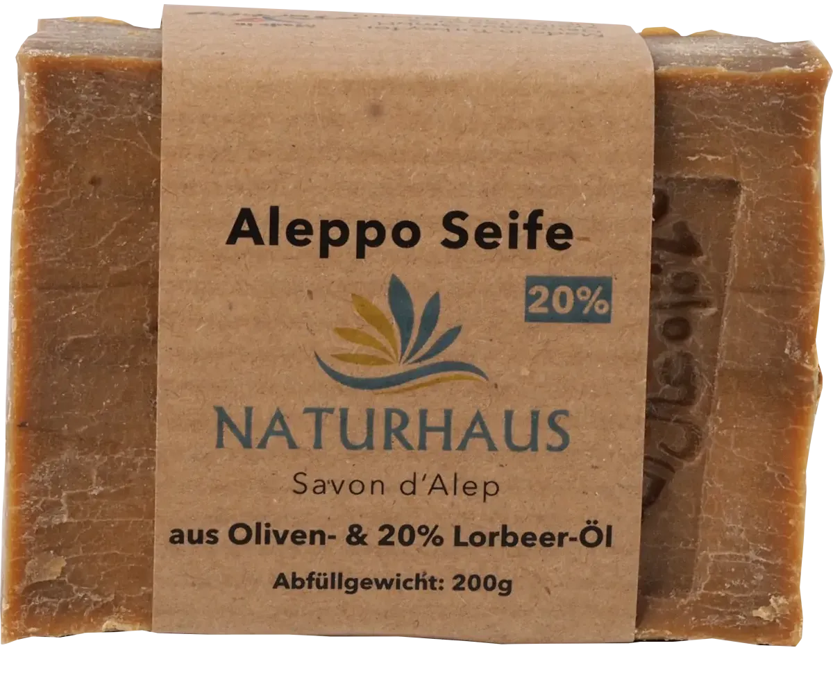 NATURHAUS Aleppo Seife 20% Lorbeeröl