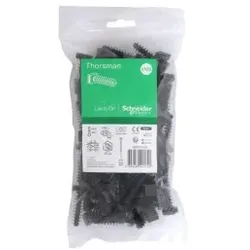Schneider Electric IMT46452 Schraubsockel fuer Kabelbinder max. 9mm Breite schwarz VPE100