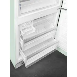 Smeg FAB38RPG6 Retro-Kühl-Gefrierkombination (481 l, 2050 mm hoch, Pastellgrün)