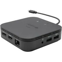 iTEC i-tec Thunderbolt 3 Travel Dock Dual 4K Display + USB Hub, Schwarz
