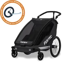 FUXTEC Fahrradkinderanhänger schwarz