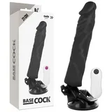 basecock - Penis-Vibrator mit Fernbedienung Schwarz 21 cm