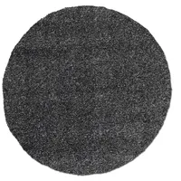 OCI DIE TEPPICHMARKE Hochflor-Teppich OCI DIE TEPPICHMARKE "LOBBY SHAGGY", grau (grau, dunkel), H:52mm Ø:200cm, Polypropylen (PP), Teppiche, Langflor, Shaggy, robust, alle Räume