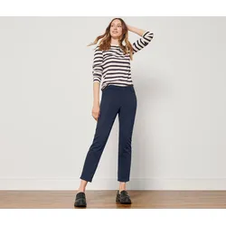 Tchibo - Twillhose mit Komfortbund - Damen - Gr. 36 - dunkelblau