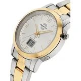 Funkuhr, bunt (bicolor), Armbanduhren, Damen, Funkuhr Quarzuhr