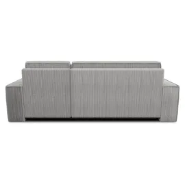 Sofnet Ecksofa Totti L Cord 2-Sitzer Grau