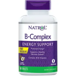 Natrol B-Complex Fast Dissolve (90 Tabletten, Kokosnuss)