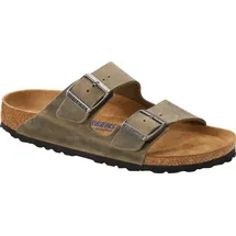 Birkenstock Arizona Weichbettung Nubukleder geölt faded khaki 42