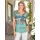 Sieh an! Klassische Bluse Tunika Blau 40