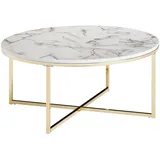KADIMA DESIGN Weiß Marmor 80 x 36 x 80 cm
