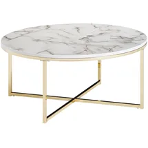 KADIMA DESIGN Weiß Marmor 80 x 36 x 80 cm