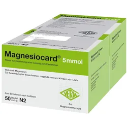 Magnesiocard 5 mmol Pulver 100 St Pulver zur Herstellung einer Lösung zum Einnehmen