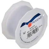Präsent Dekoband Organza weiß 25 m x 4 cm