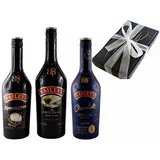 Baileys Likör 3 Flaschen: Chocolate, Original, Espresso im Geschenk Karton