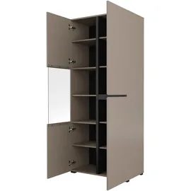 OTTO home Vitrine Cross 79,5 x 40 x 183,5 cm Braun