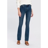 Arizona Bootcut-Jeans »Ultra Stretch«, Gr. 22 - K + L Gr, dark-blue-used, , 73740121-22 K + L Gr