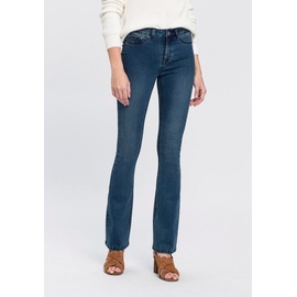 Arizona Bootcut-Jeans »Ultra Stretch«, Gr. 22 K + L Gr, dark-blue-used, , 73740121-22 K + L Gr