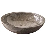 Tikamoon Waschbecken aus grauem Marmor Calypso grey
