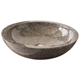 Tikamoon Waschbecken aus grauem Marmor Calypso grey