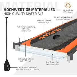 ECD Germany SUP Board Makani 320 x 80 x 15 cm orange