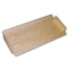 Holzregal Massivholz Ersatzfachböden 33 x 45 cm - Nuss - Fachbodenmaterial: Holzböden