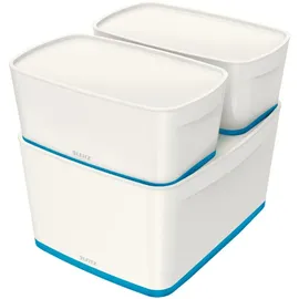 Leitz MyBox Aufbewahrungsbox 38,5 x 31,8 x 19,8 cm 1-tlg. blau/weiß