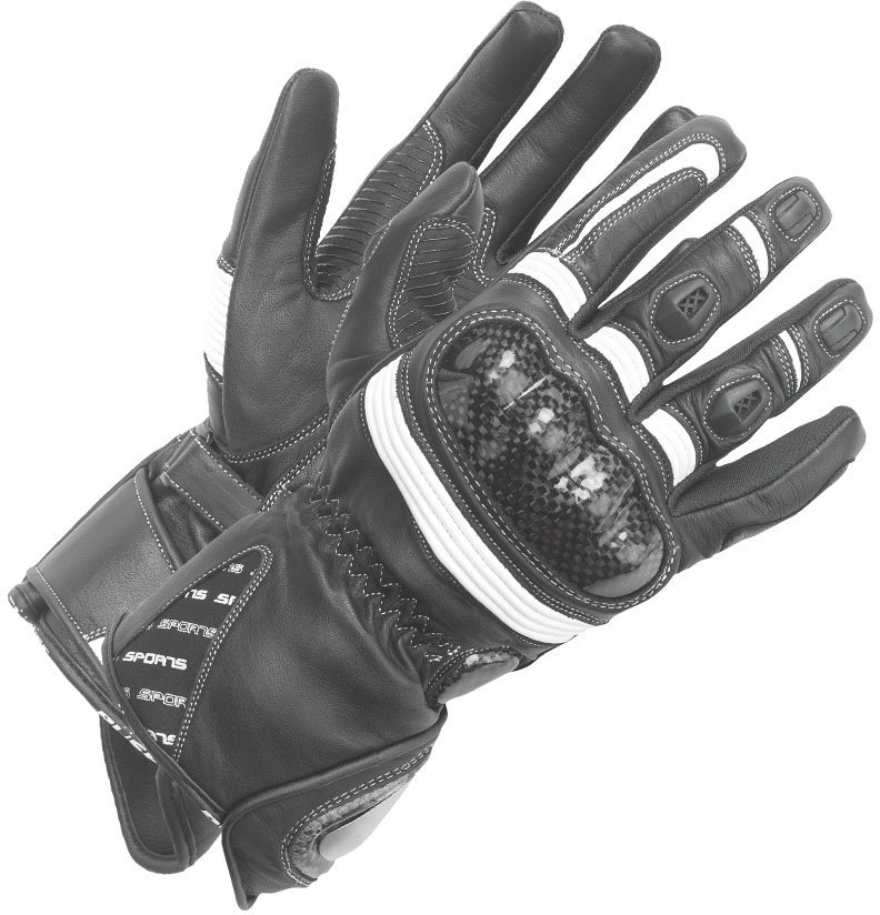 Büse Misano 2015 Handschoenen, zwart-wit, 5XL