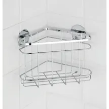 Wenko Eckablage Edelstahl, Turbo-Loc