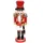 Dekohelden24 Wunderschöner Nussknacker Soldat 35 cm Holz Rot