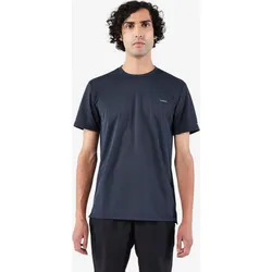 Laufshirt Herren kurzarm atmungsaktiv - Run 500 Dry dunkelblau S