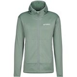 adidas Terrex Xperior Light Fleece Hooded Jacket silver green (AESX) M