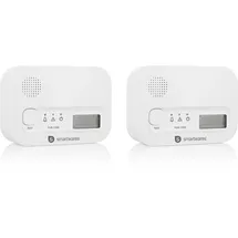 smartwares Kohlenmonoxid melders, 10 Jahre Sensor, 1.5 Testsieger Wertung, mit Display und Testknopf - FGA-13042