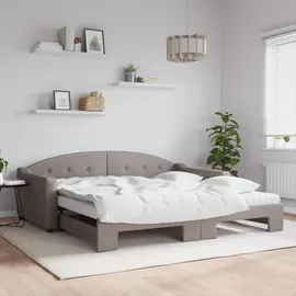 vidaXL Tagesbett 100 x 200 cm Taupe