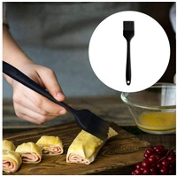 MAGICSHE Backpinsel Hitzebeständigem Silikon Grillpinsel Backpinsel Küchenpinsel, für BBQ, Grill, Backen, Kochen, spülmaschinenfest schwarz