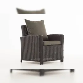 CLP Fisolo 5mm Loungesessel schwarz/anthrazit