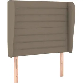 vidaXL Boxspringbett 100 x 200 cm Taupe