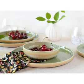 CreaTable Uno Romana Tafelservice 12-tlg. grün Sprenkel