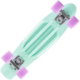 Star-Skateboard Kicktail grün