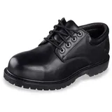SKECHERS Herren Cottonwood Elks Oxfords, Black Leather, 44 EU