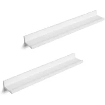 Songmics Wandboard 60 x 5 x 10 cm Weiß