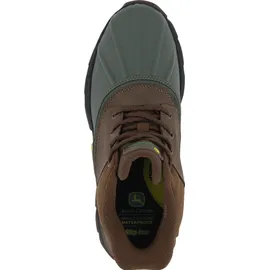 SKECHERS Respected Swamper Slip-InTurnschuhe, Olive Leather/Duraleather/Brown Trim, 48.5 EU