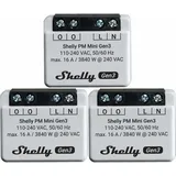 Shelly WLAN-Leistungsmesser Plus PM Mini Gen.3, weiß, 3 Stück