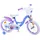 tpfsports Disney Frozen 2 Kinderfahrrad - Mädchen - Rücktritt + Handbremse - Blau/Lila